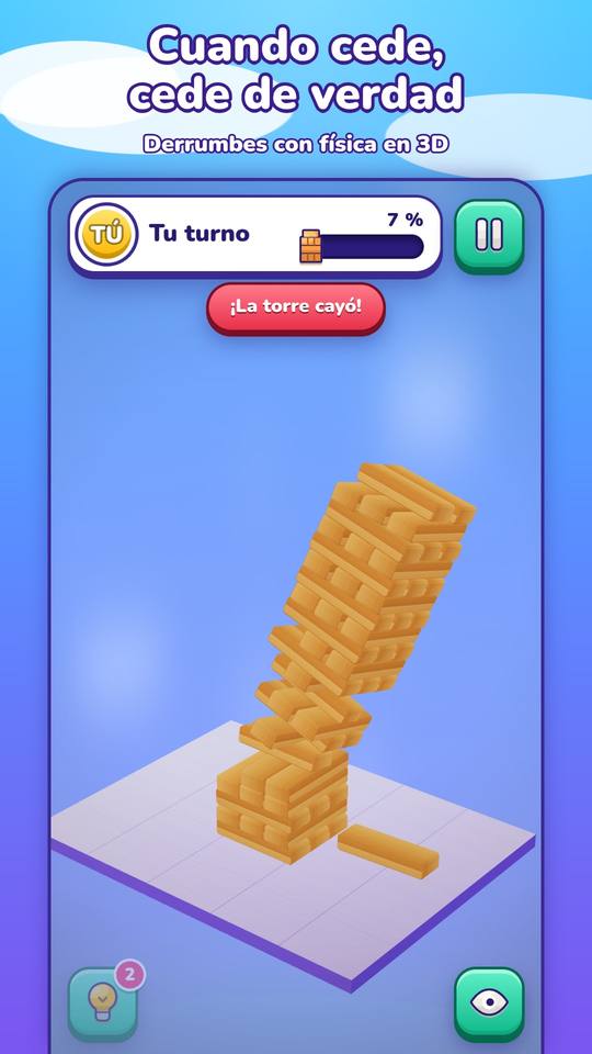 La torre se derrumba