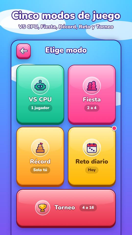 Los cinco modos de juego